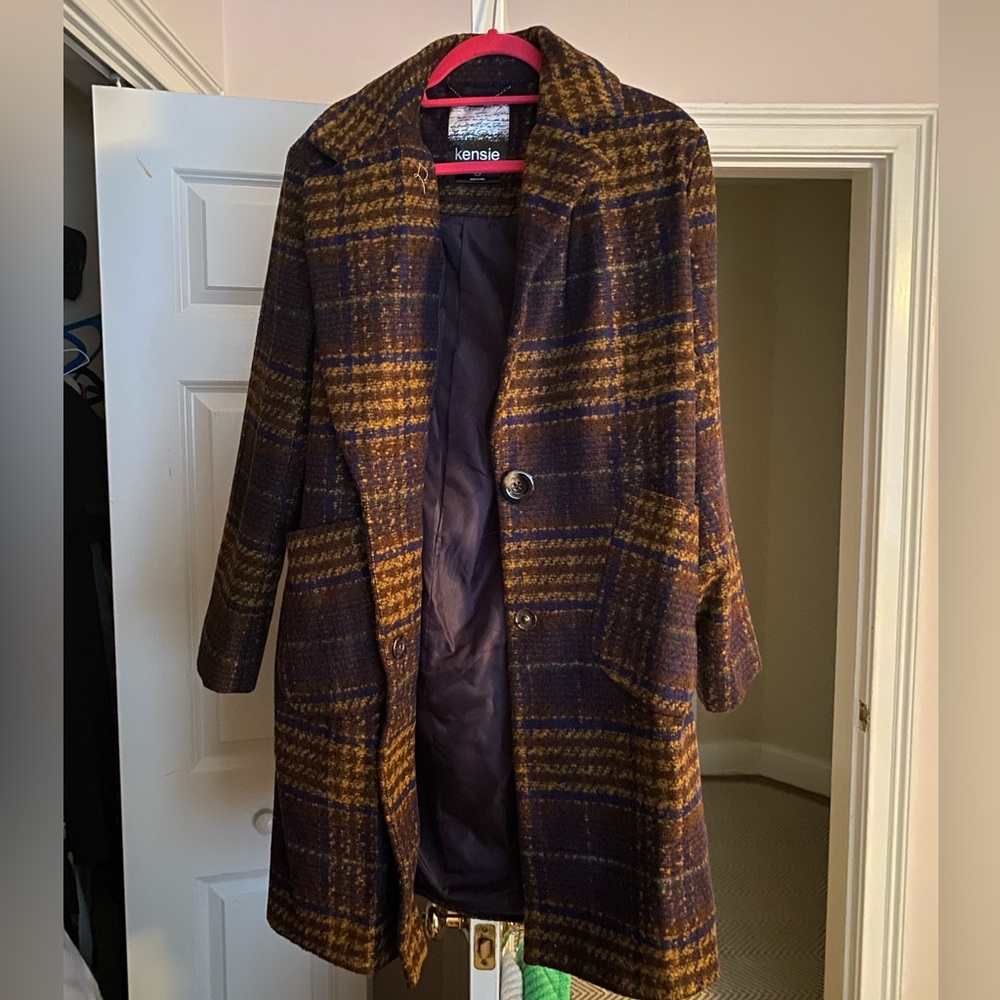 Kensie blazer trench coat size small